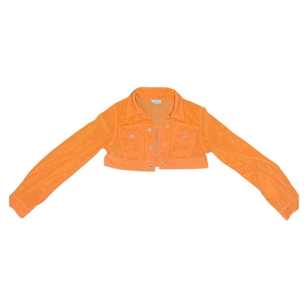 Mistress Rocks Orange Mesh Jacket
